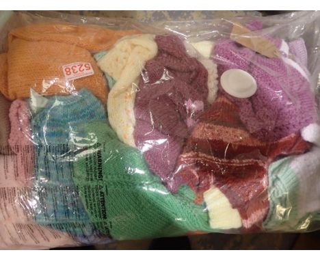 Quantity of hand knitted clothing. P&amp;P Group 3 (£25+VAT for the first lot and £5+VAT for subsequent lots) 