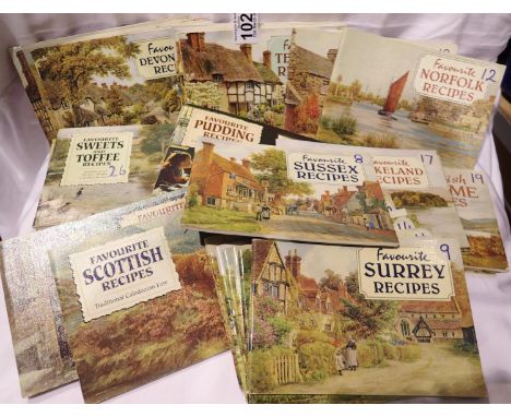 Thirty four recipe books by Carole Gregory. P&amp;P Group 2 (£18+VAT for the first lot and £3+VAT for subsequent lots) 