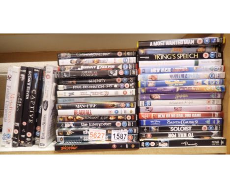 Thirty eight mixed DVDs including Casino Royale. P&amp;P Group 3 (£25+VAT for the first lot and £5+VAT for subsequent lots) 