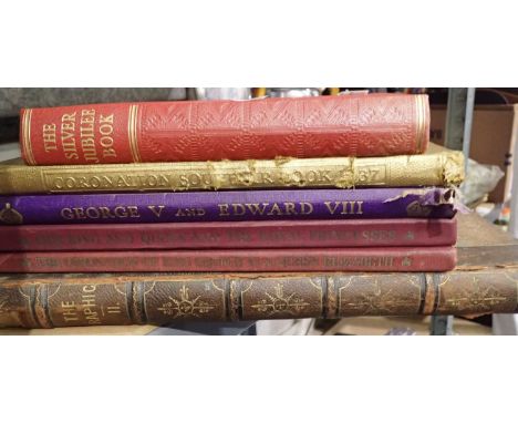 Six vintage Royalty related books. P&amp;P Group 2 (£18+VAT for the first lot and £3+VAT for subsequent lots) 