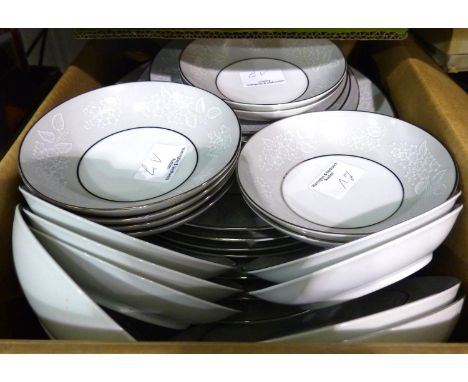 Quantity of Noritake teaware in the Demansk pattern. Not available for in-house P&amp;P 