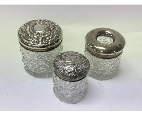 Three silver H/M tidys