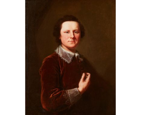 THOMAS HUDSON (BRITISH 1701-1779) PORTRAIT OF WILLIAM WILDMAN, VISCOUNT BARRINGTON 1744 inscribed 'William Wildman, Viscount 