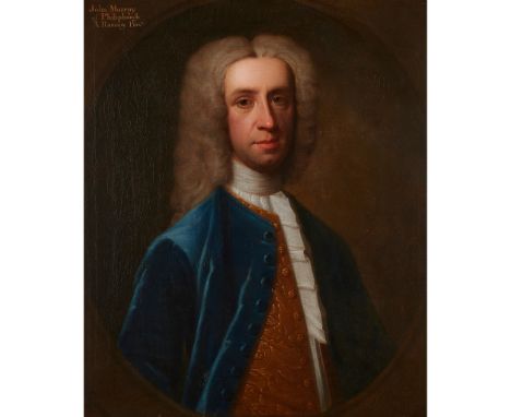 ATTRIBUTED TO ALLAN RAMSAY (SCOTTISH 1713-1784) PORTRAIT OF JOHN MURRAY OF PHILIPHAUGH, MP FOR inscribed 'John Murray of Phil