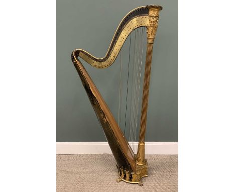 SEBASTIAN ERARD GRECIAN HARP, patent number 3183 (requires re-stringing), 169 (h) x 44 (w) x 75 (d) cmsProvenance: Private co