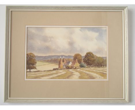 Ray Campbell Smith (British, FRSA, FBSP, BWS) Priors Heath Farm, Goudhurst, watercolour, signed R. C. S.
39 x 25cm f/g. 