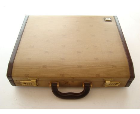 A vintage "Burberrys" briefcase. 