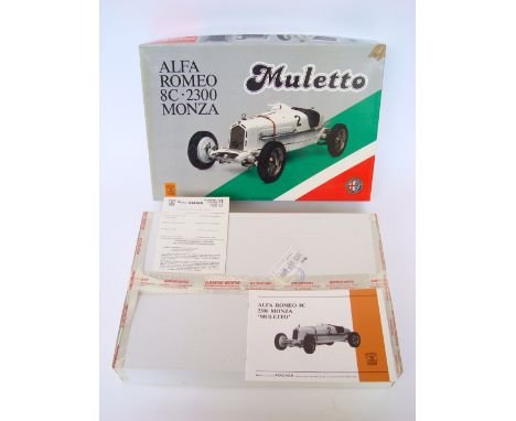 A Pocher 1/8 scale model Alfa Romeo 8C 2300 Monza 'Muletto', unassembled in box. 