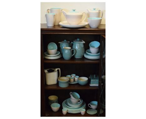 Poole Pottery - Quantity of twin-tone tableware and a quantity of Denby stoneware  