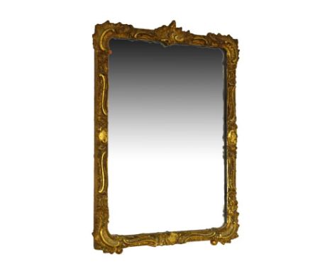 Early 20th Century giltwood easel dressing mirror, 48cm high  