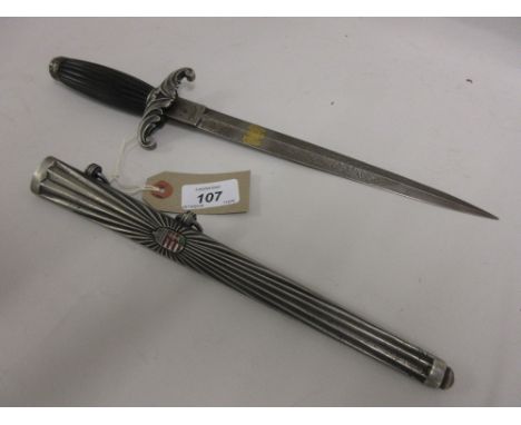 World War II Hungarian Presidential Guard dress dagger, the blade inscribed and dated 1941