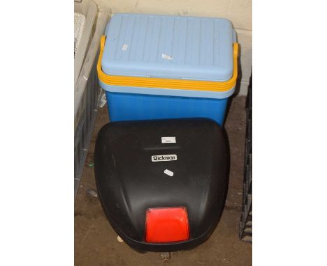 A cool box and a Rickman motorbike travel box (2)
