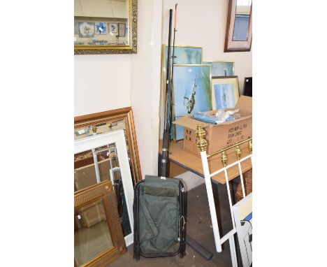A Zensorflex fishing rod together with a stool