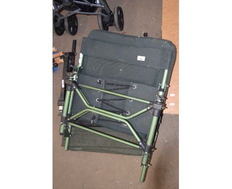 Two folding fishing chairs