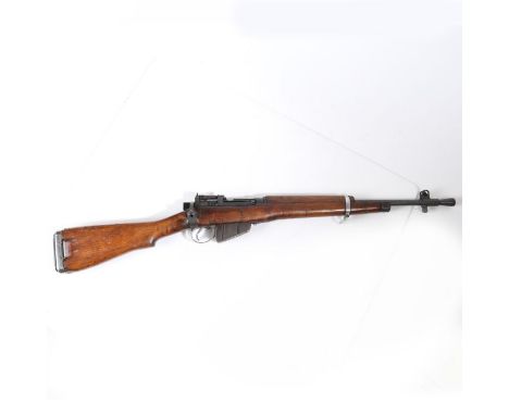 British .303 Lee Enfield No.5 Mk I Rifle, Serial Number 4683, broad arrow marks to butt, barrel marked 'US DE 3AK', deactivat