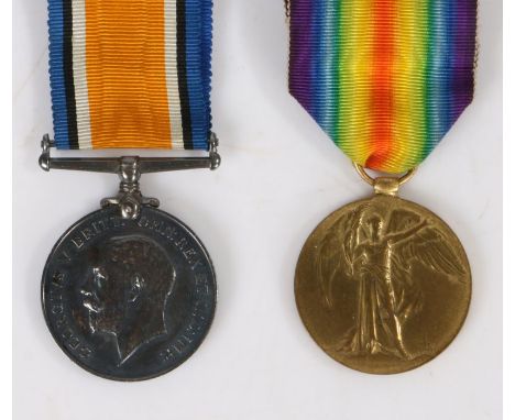 First World War pair of medals, 1914-1918 British War Medal and Victory Medal (29698 A. CPL. T. WRIGHT. NORF. R.) records sho