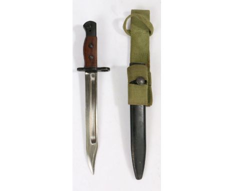 Scarce British Pattern No.8 Knife Bayonet made at the Poole Arsenal, similar to the No.5 Jungle Carbine bayonet it was design