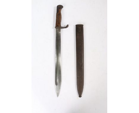 First World War German M1898/05 'Butcher' Bayonet, ricasso marked for the maker Durkopp Werke A.G. , Bielefeld, held in steel