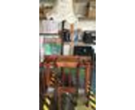 A barely twist floor lamp together with a barley twist stock stand.