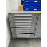 Lyon 10-Drawer Cabinet w/ Content: Pins, Bearings, Buttons, Limit Switches, Buttons, Circuit Breaker