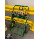 Saf-T-Cart Torch Cart w/ Hose, Harris Gauges, Straight Gun