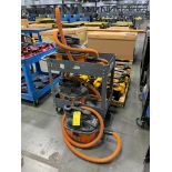 Cart w/ (3x) Ridgid 4-Gallon Wet/Dry Vacuums
