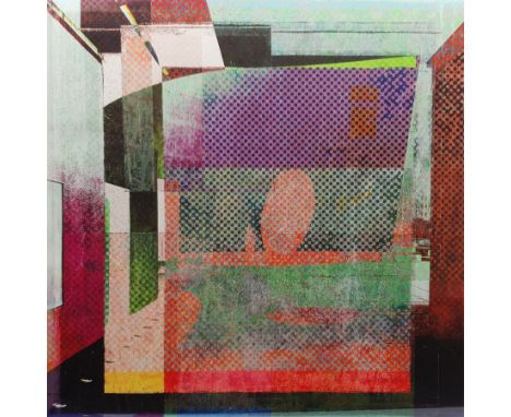 Ian R Thompson (British Contemporary): 'Subway Exit Variation 4', abstract photographic print signed titled and numbered 1/25