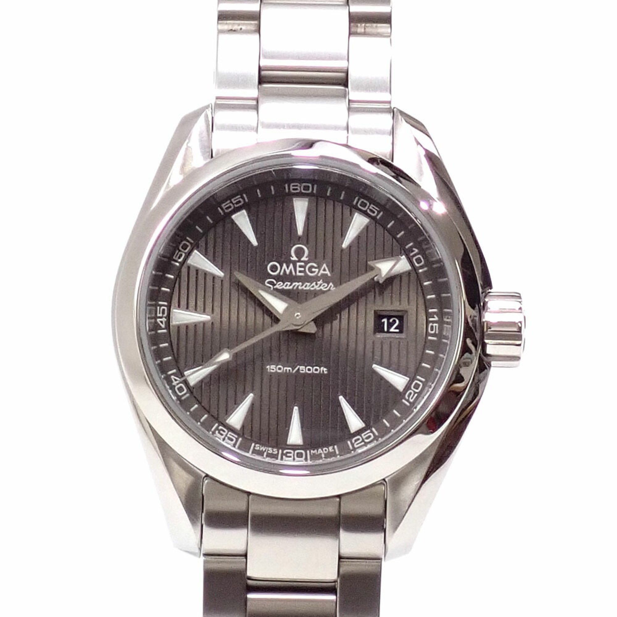 Omega Watch Seamaster Aqua Terra 150M Ladies Quartz SS 231.10.30.60.06.001 Battery Operated