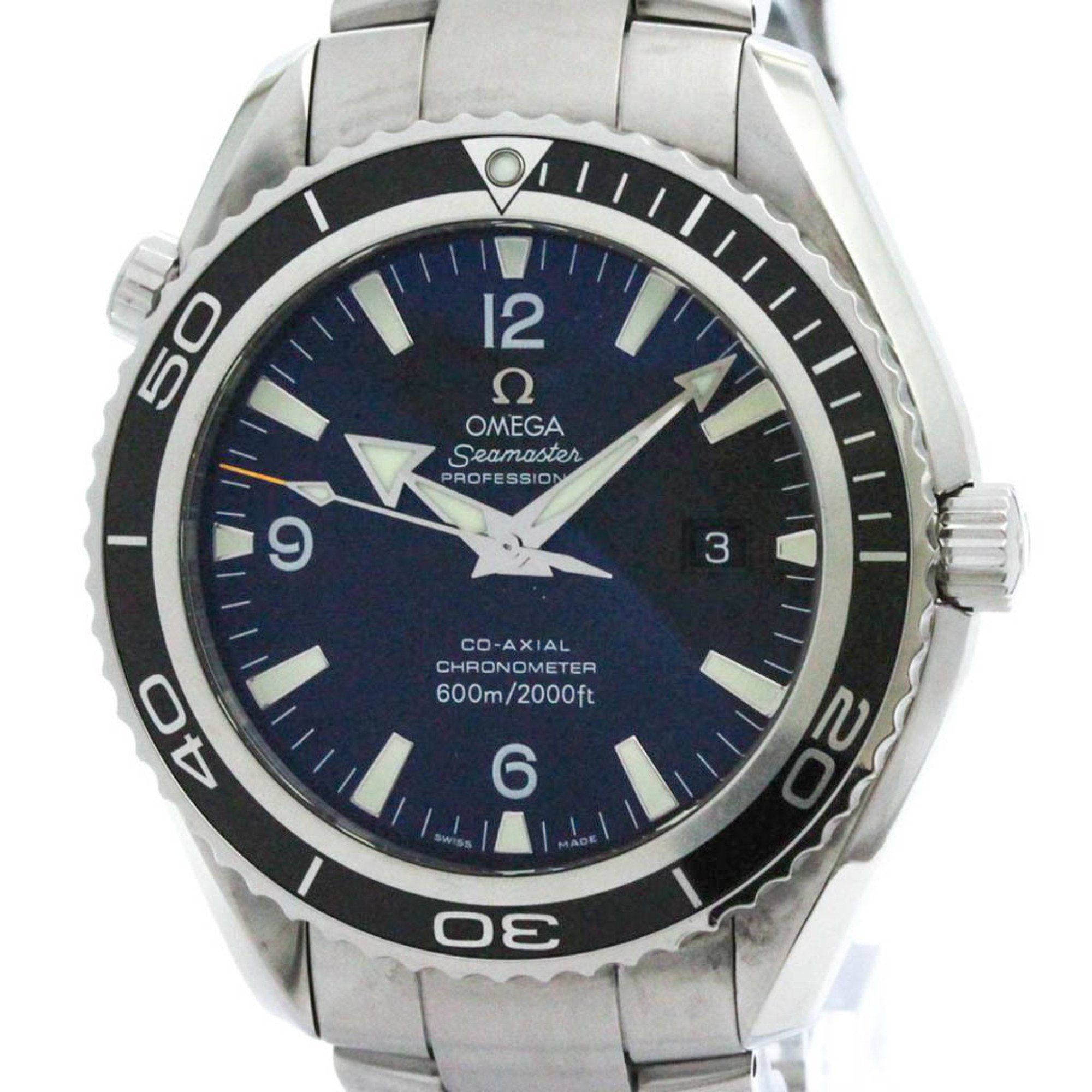 Polished OMEGA Seamaster Planet Ocean Steel Automatic Watch 2200.50