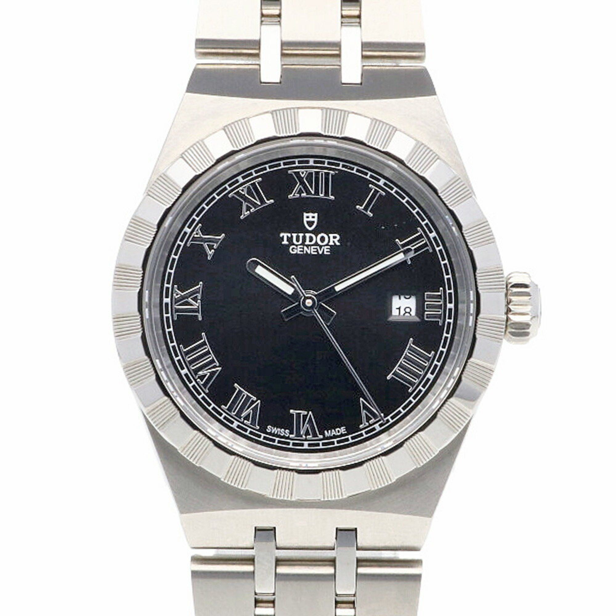 Tudor Royal Watch Stainless Steel 28300 Automatic Ladies TUDOR Roman Numeral