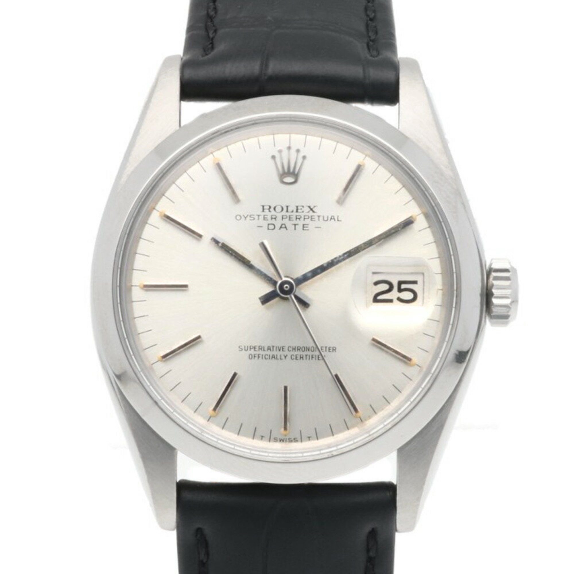 Rolex Date Oyster Perpetual Watch Stainless Steel 1500 Automatic Men's ROLEX No. 31 1970 Model Overh