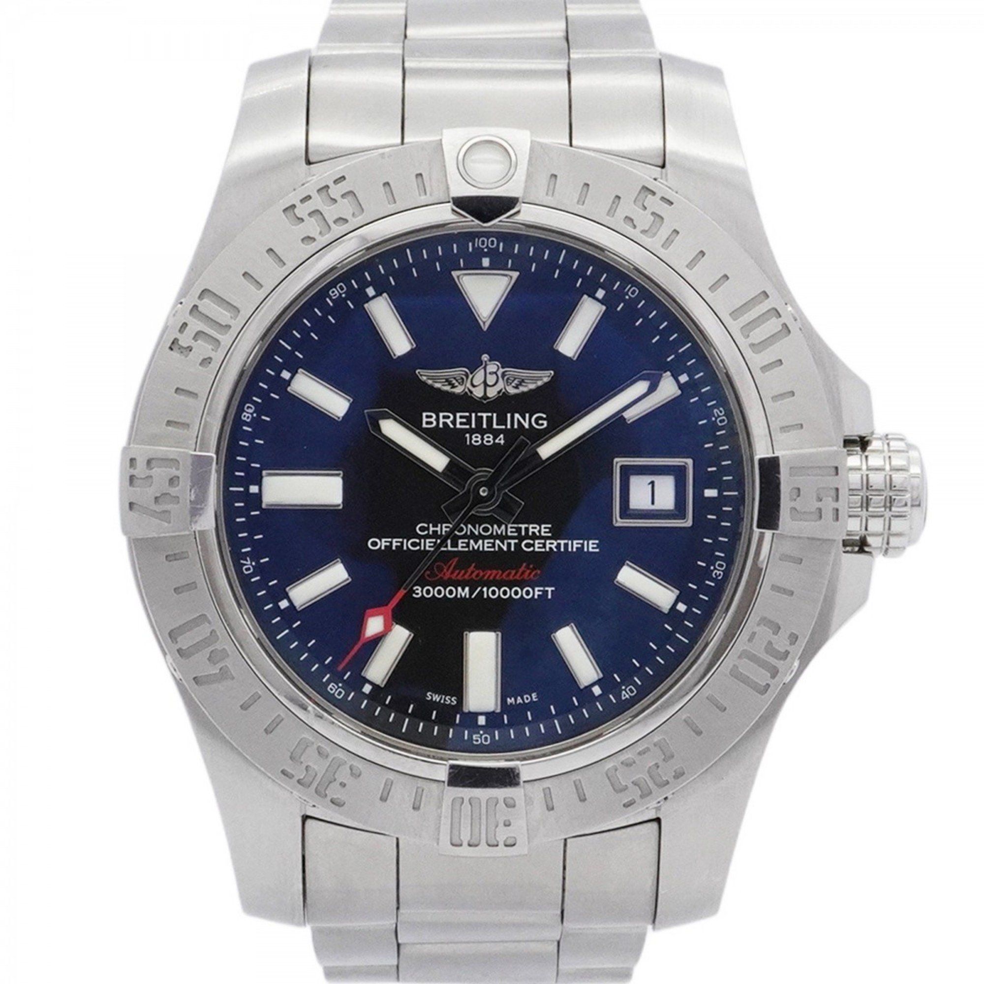 Breitling Avenger A17331 Black Dial Men's Watch