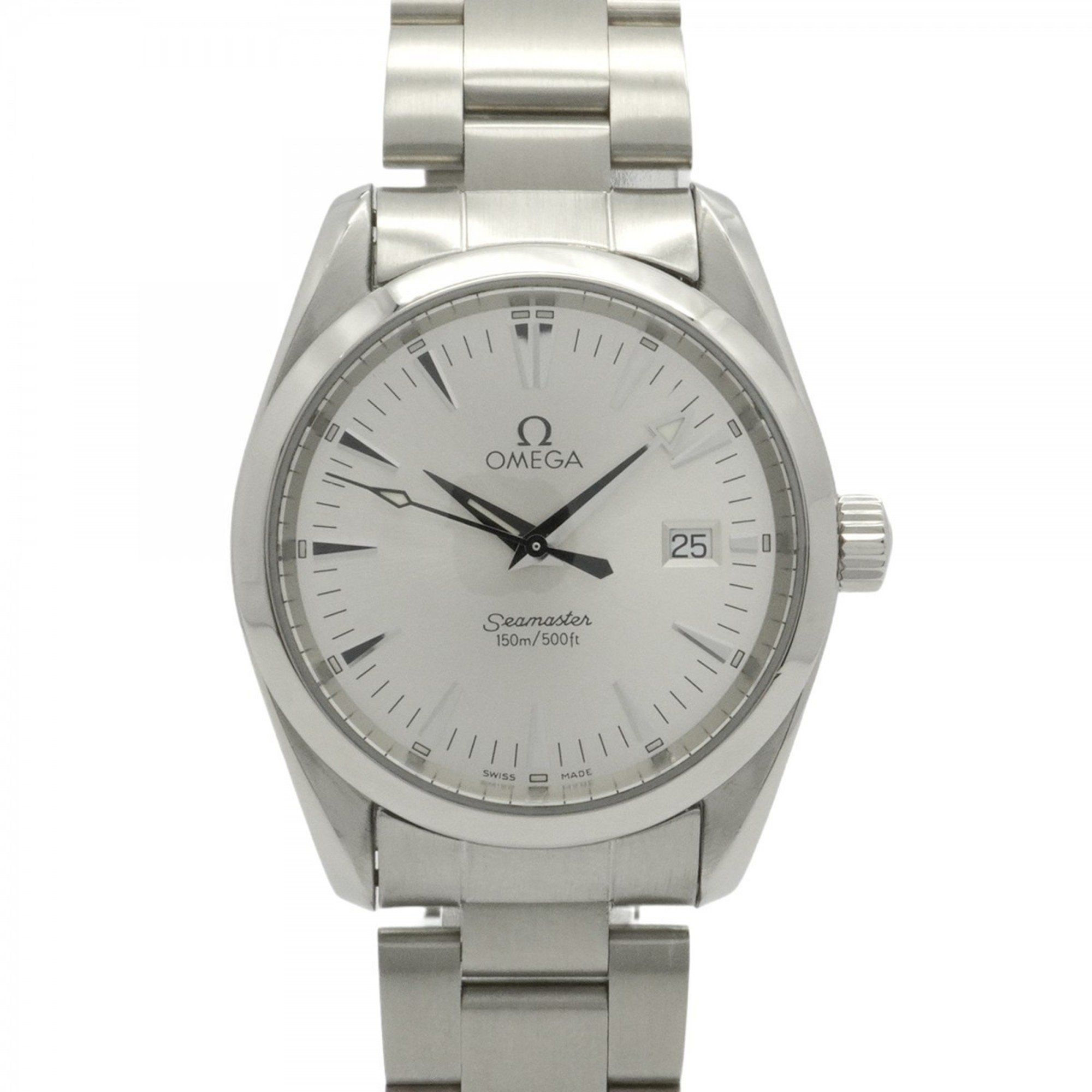 Omega Seamaster Silver Dial Watch for Men