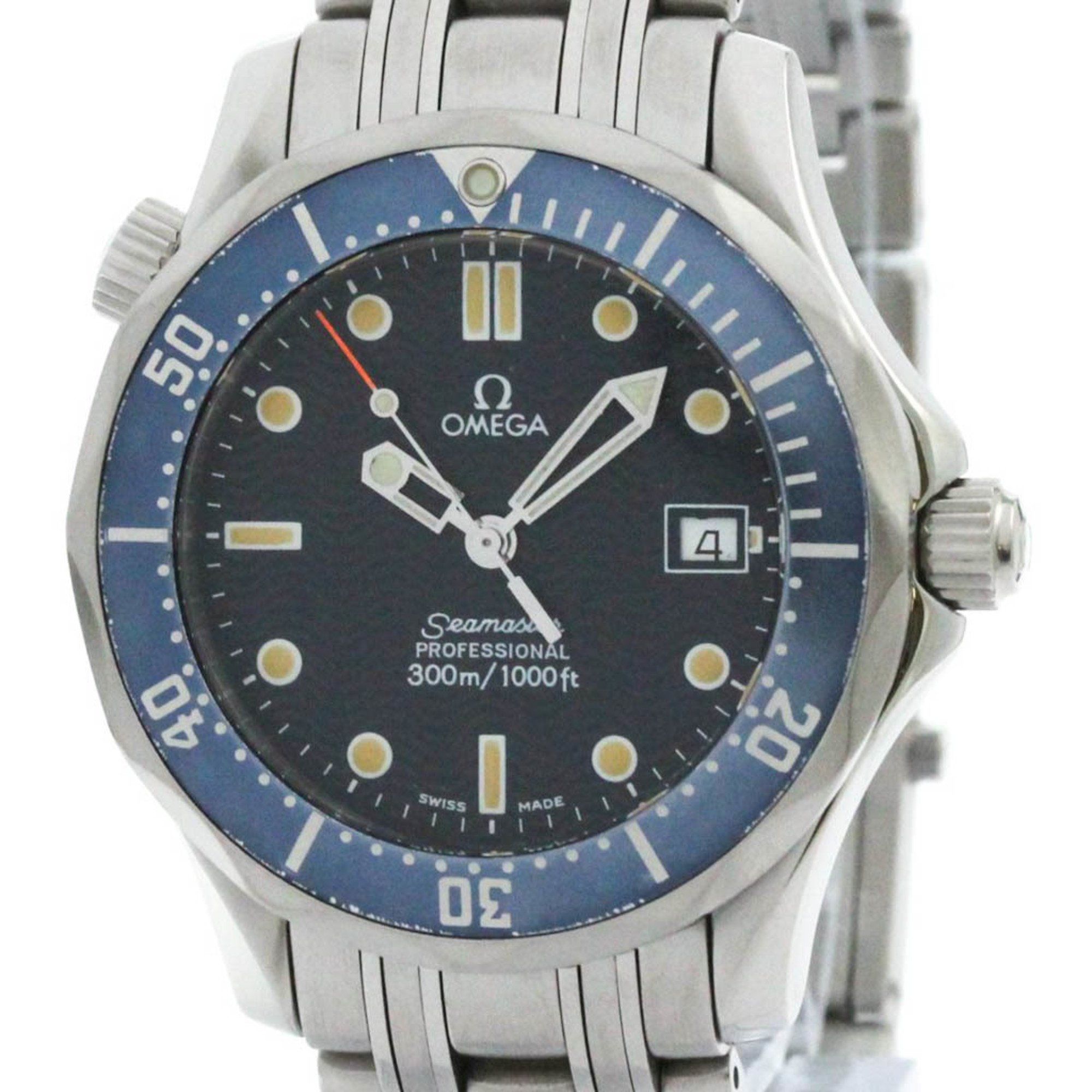 Polished OMEGA Seamaster Professional 300M Steel Mid Size Watch 2561.80