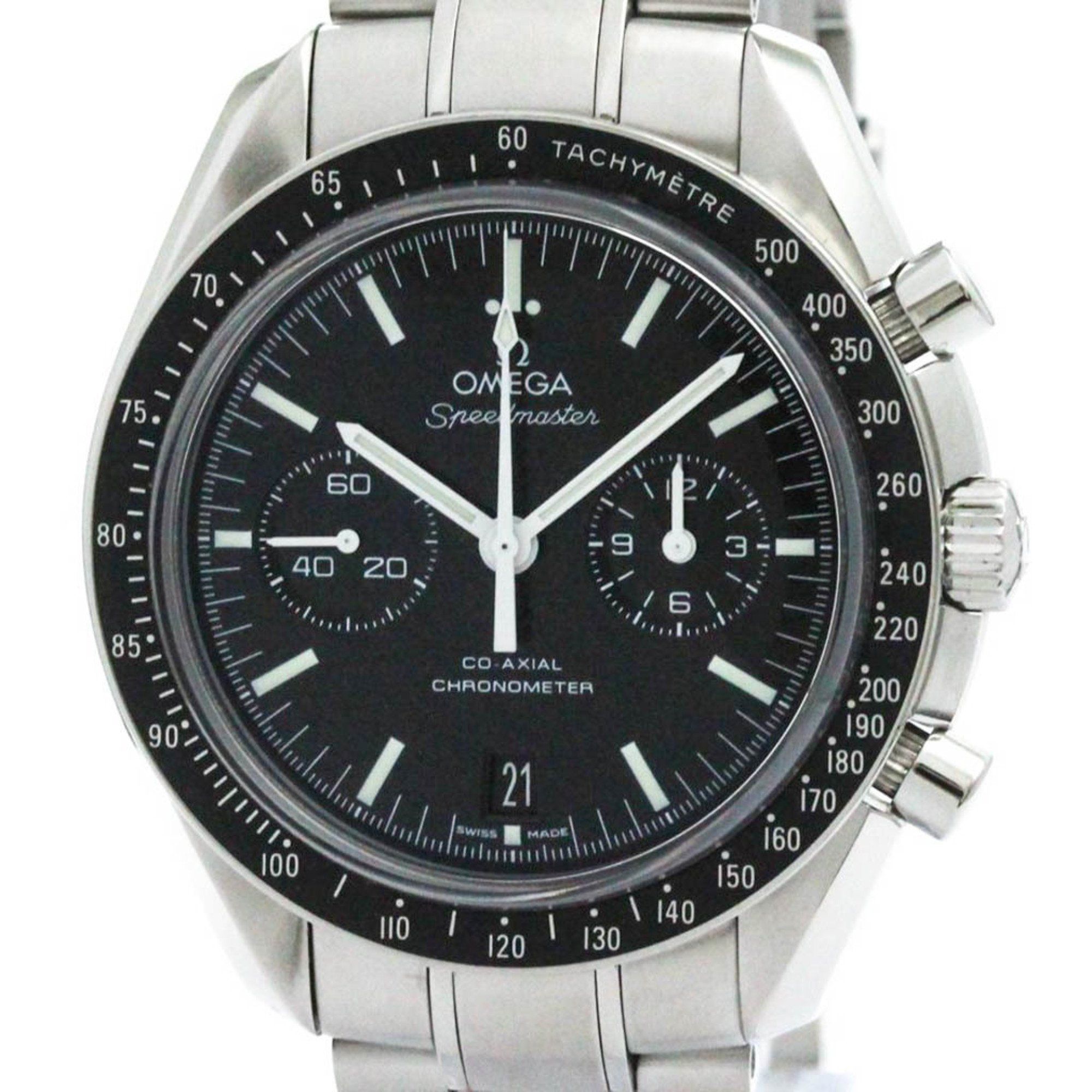 Polished OMEGA Speedmaster Co-axial Steel Watch 311.30.44.51.01.002
