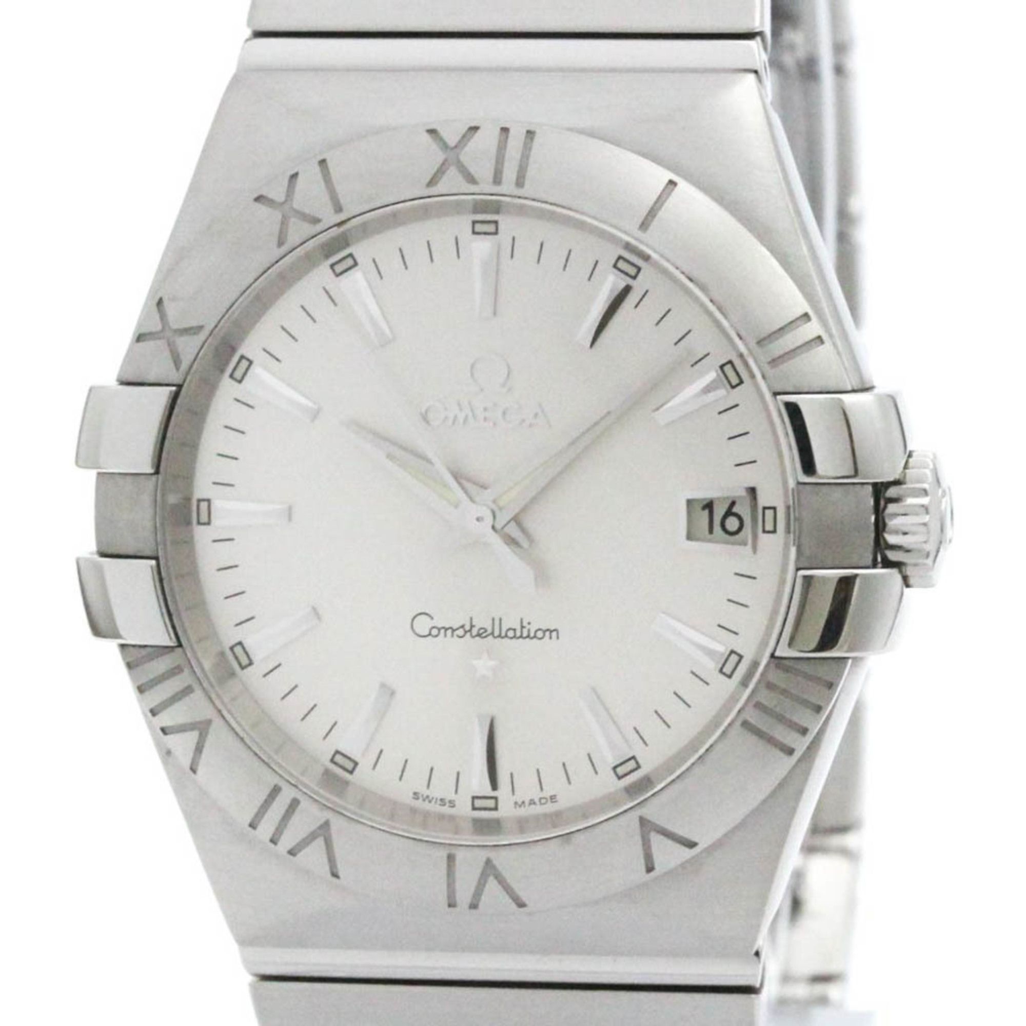 Polished OMEGA Constellation Steel Quartz Watch 123.10.35.60.02.001