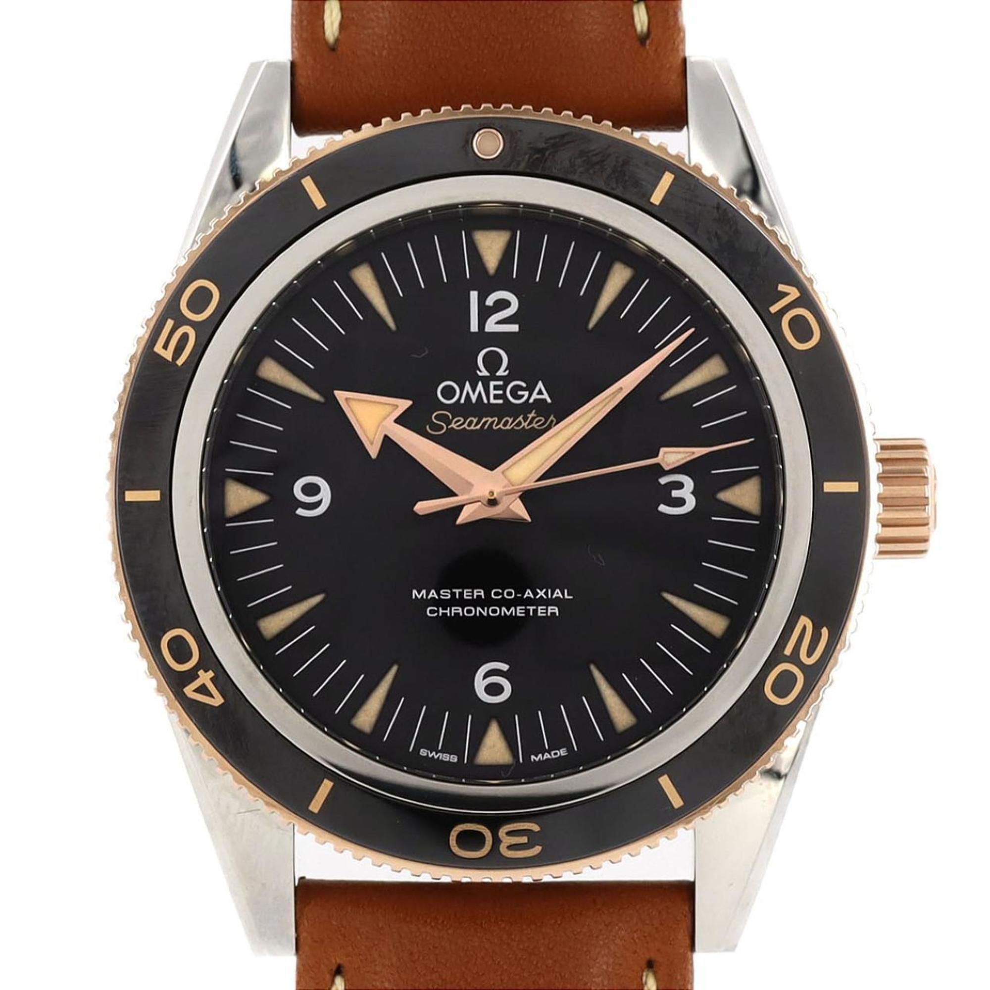 Omega Seamaster 300 PG combination 233.22.41.21.01.002 SSxPG watch automatic winding