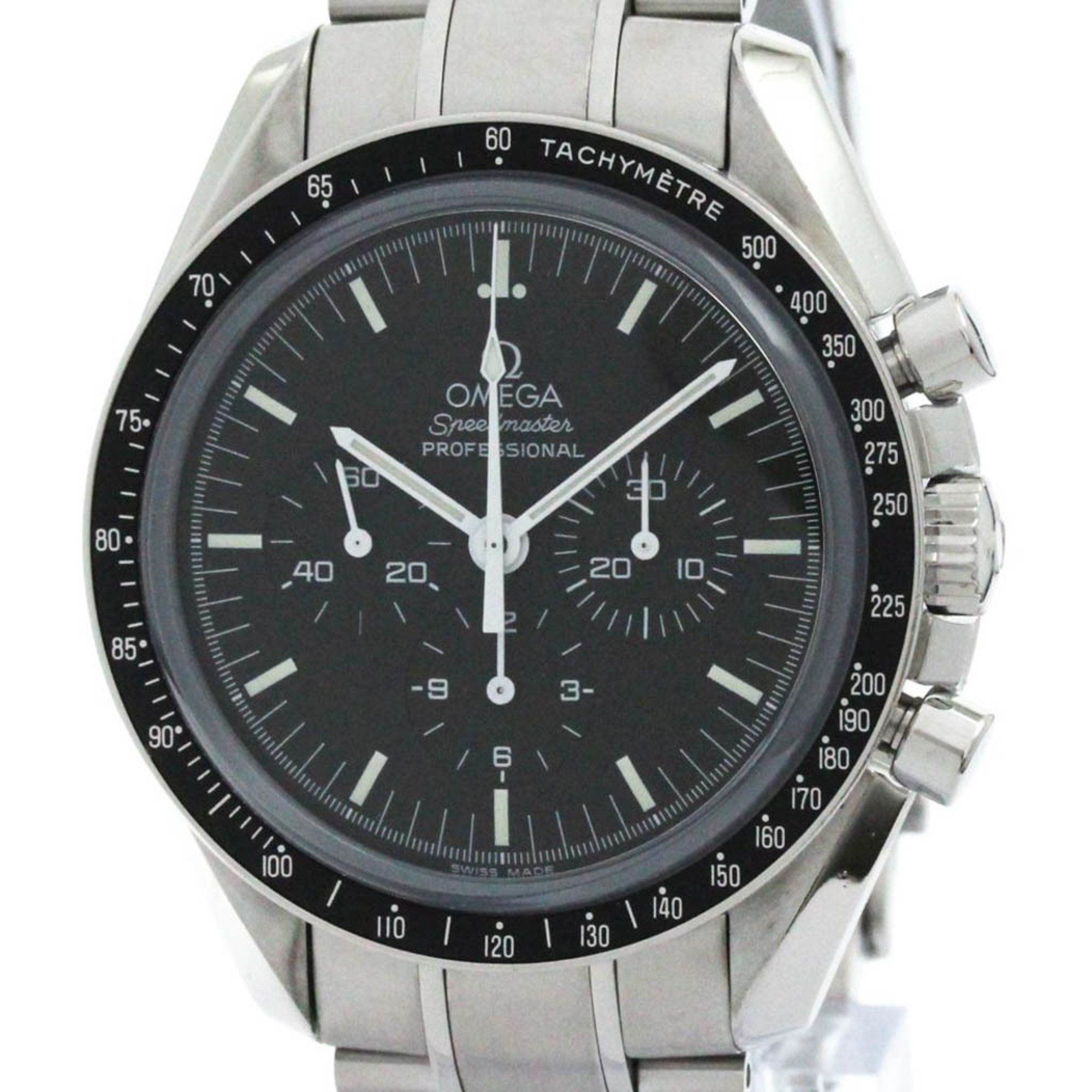 Polished OMEGA Speedmaster Professional Sapphire Back Watch 3573.50
