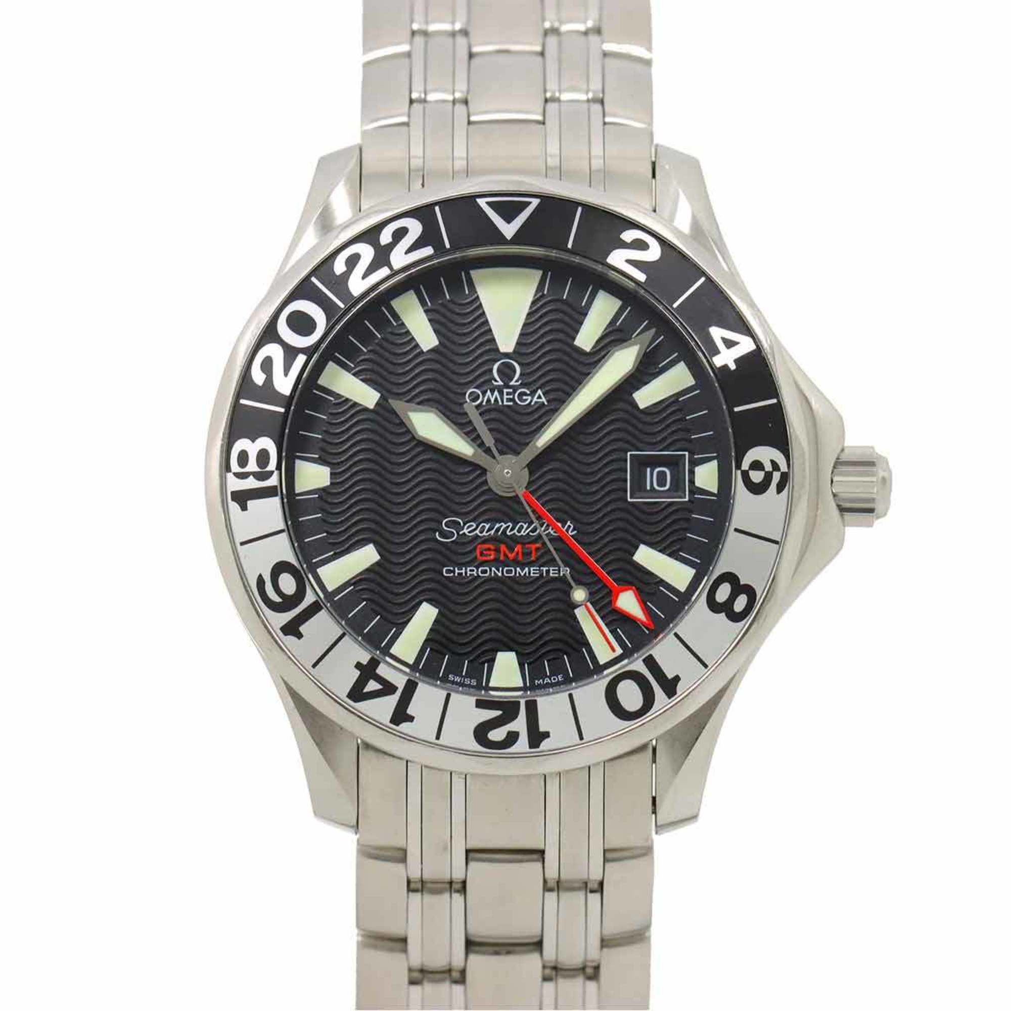 OMEGA Seamaster 300 GMT 2534 50 50th Anniversary Model Men's Watch Date Black Automatic