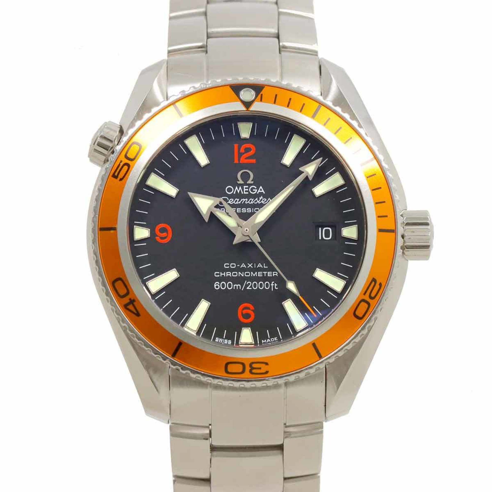 OMEGA Seamaster Planet Ocean Co-Axial Chronometer 2209 50 Men's Watch Date Black Automatic