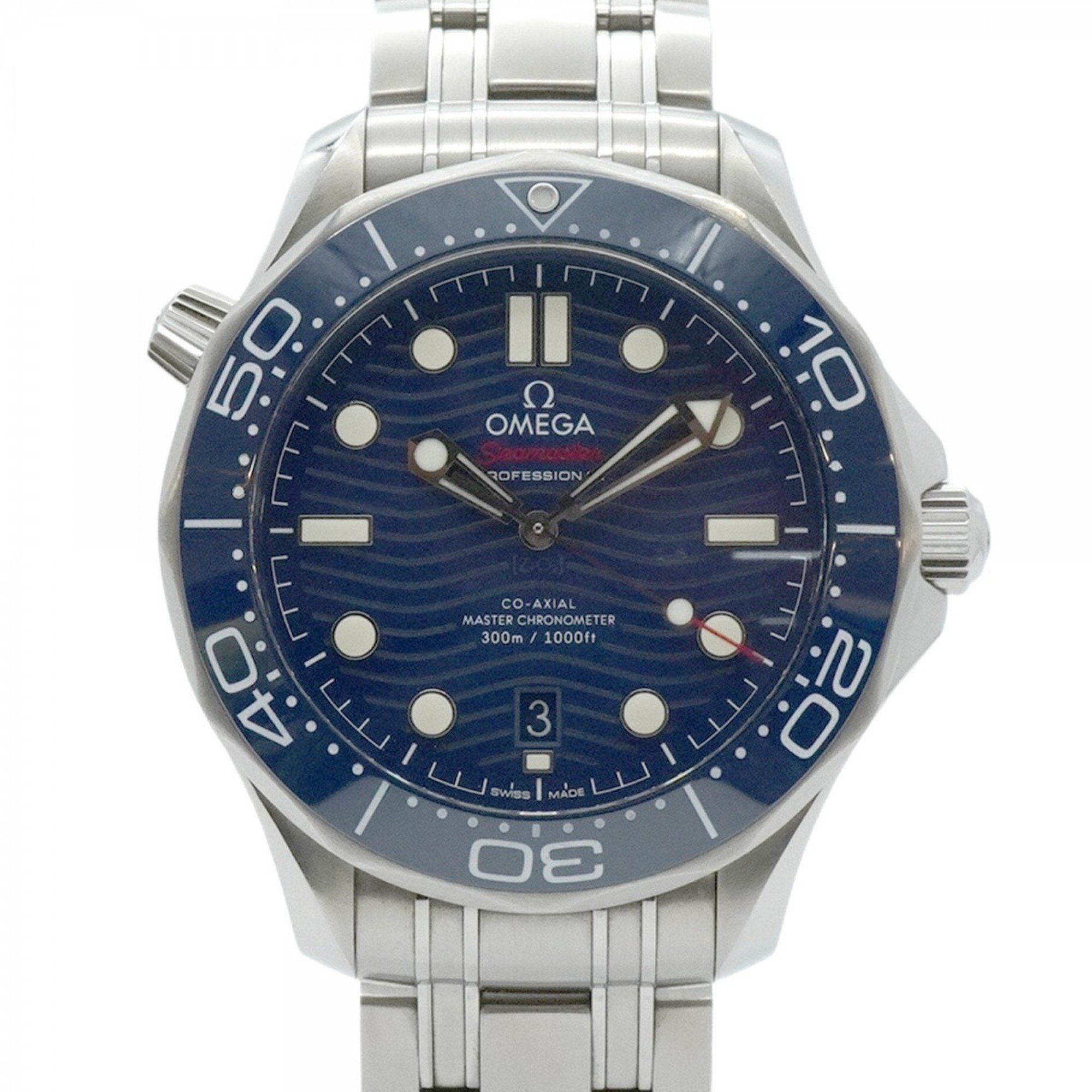 Omega Seamaster 210.30.42.20.03.001 Navy Dial Watch for Men