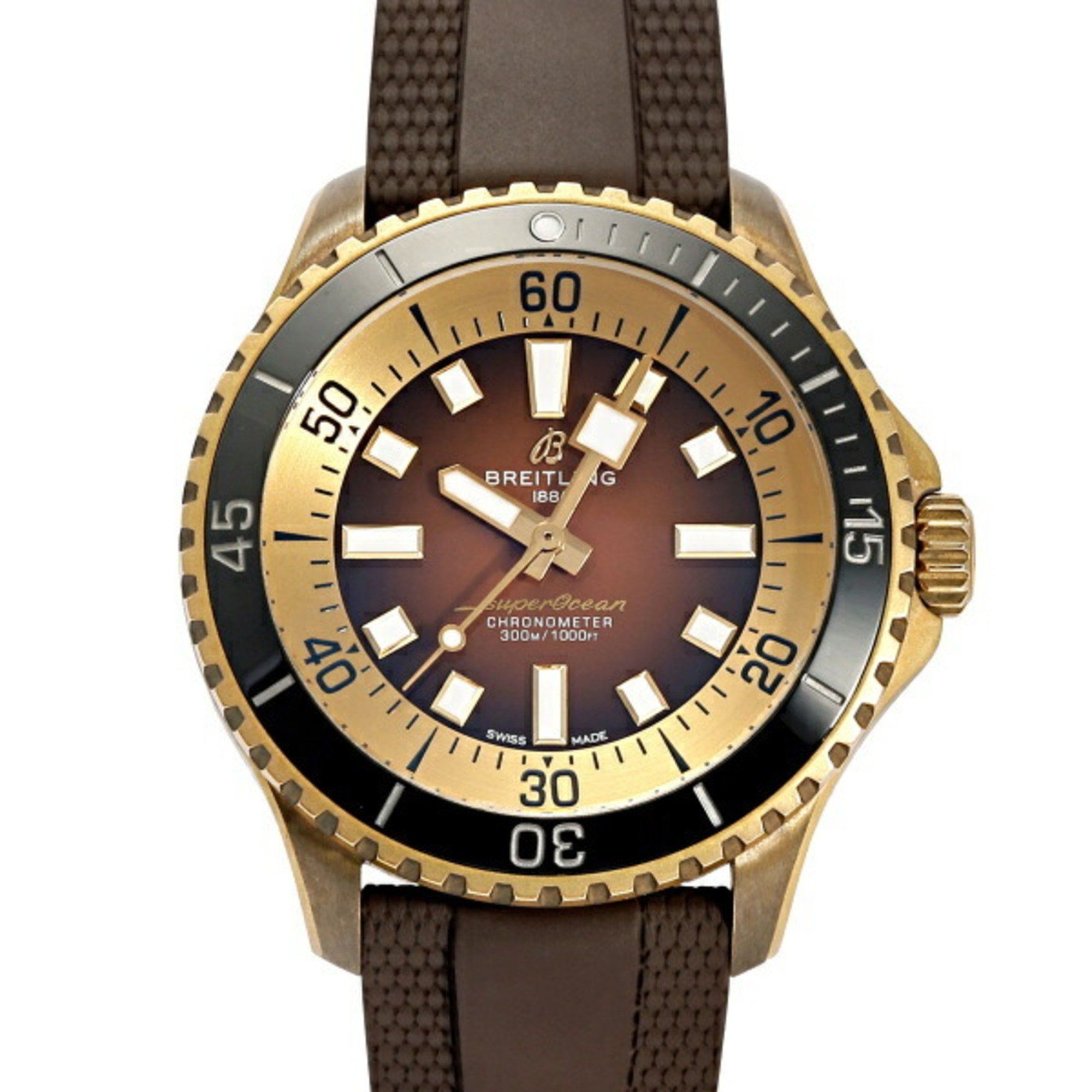 BREITLING Superocean Automatic 44 N17376201Q1S1 Brown Dial Men's Watch __