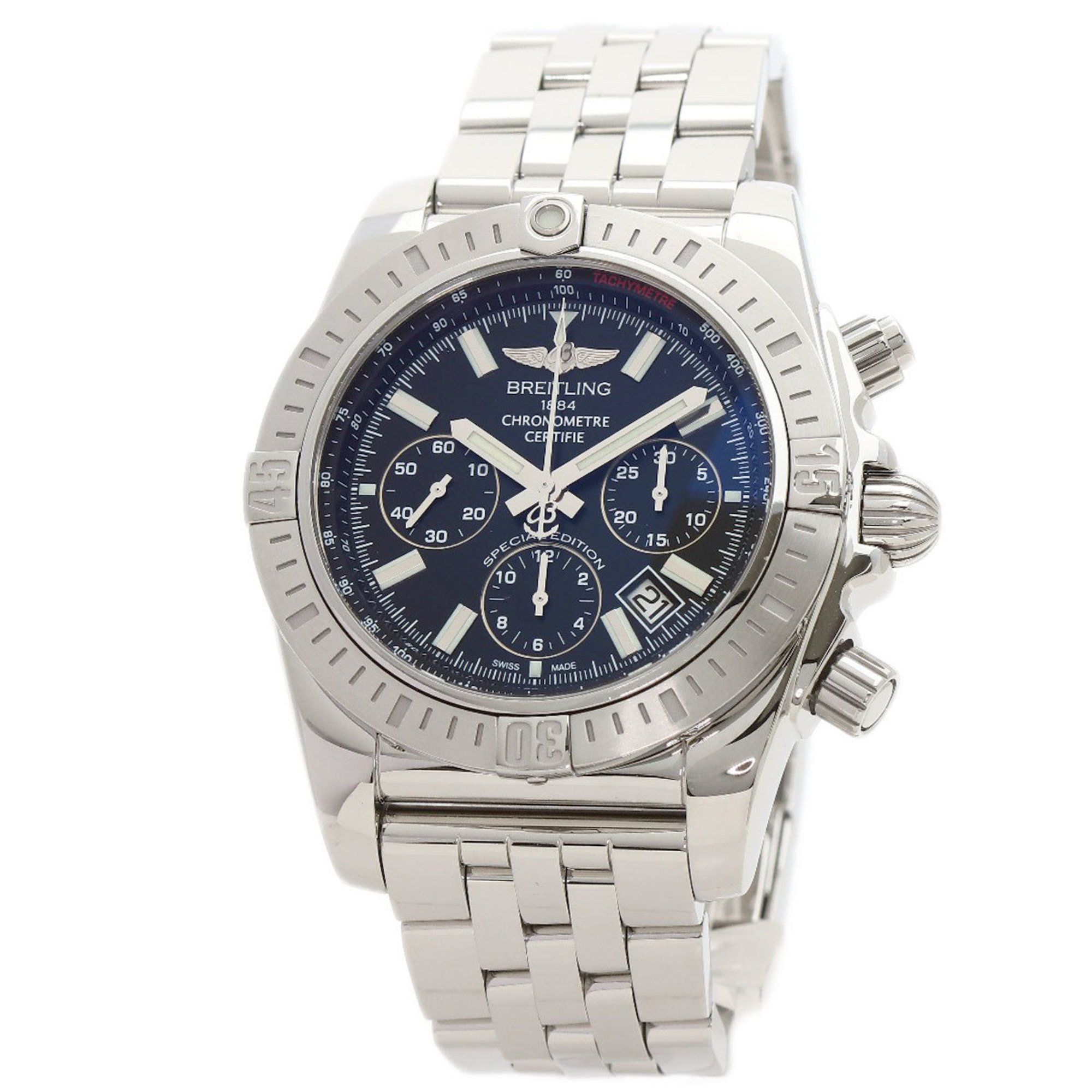 Breitling AB0115 Chronomat 44 Watch Stainless Steel SS Men's BREITLING