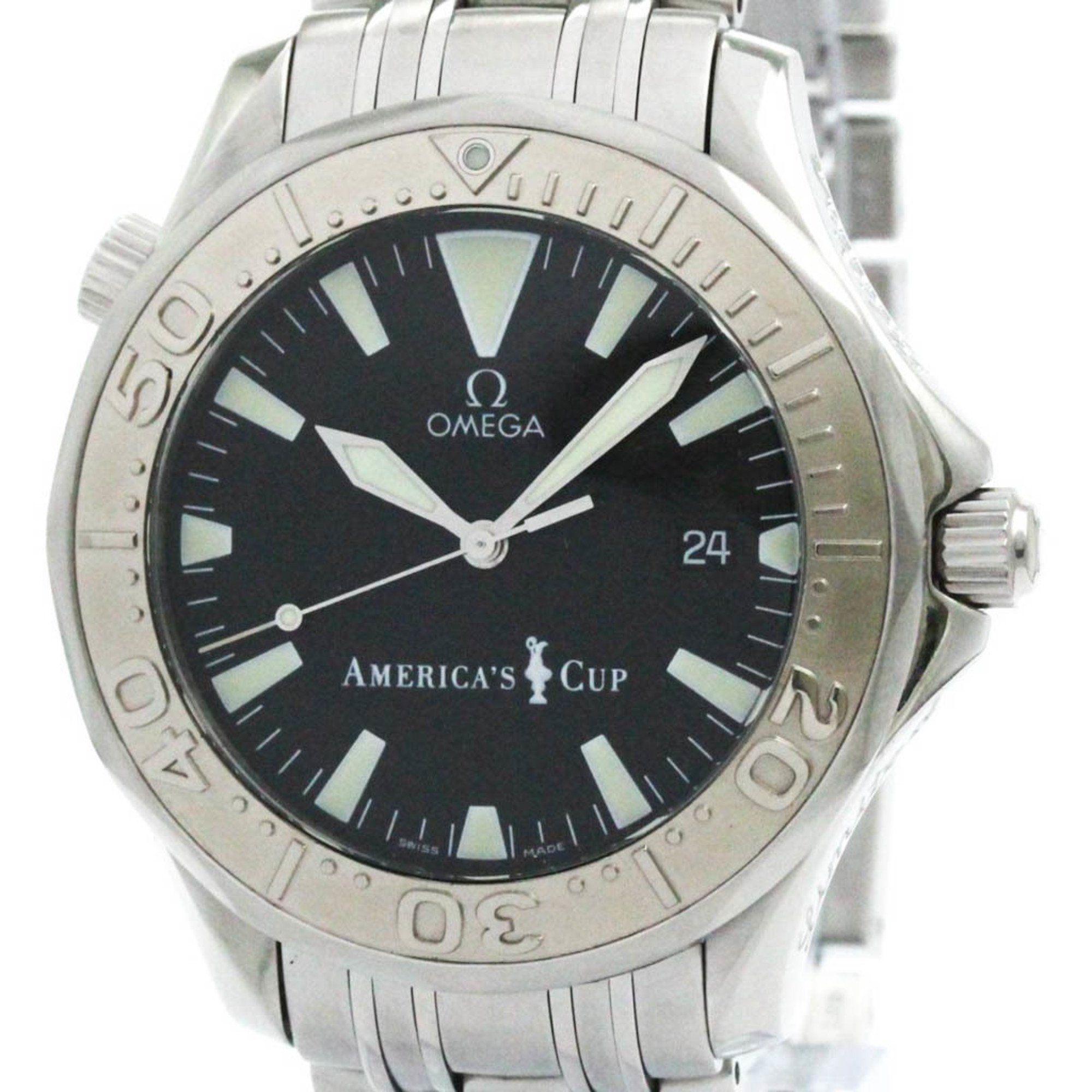 Polished OMEGA Seamaster Professional 300M Americas Cup Watch 2533.50