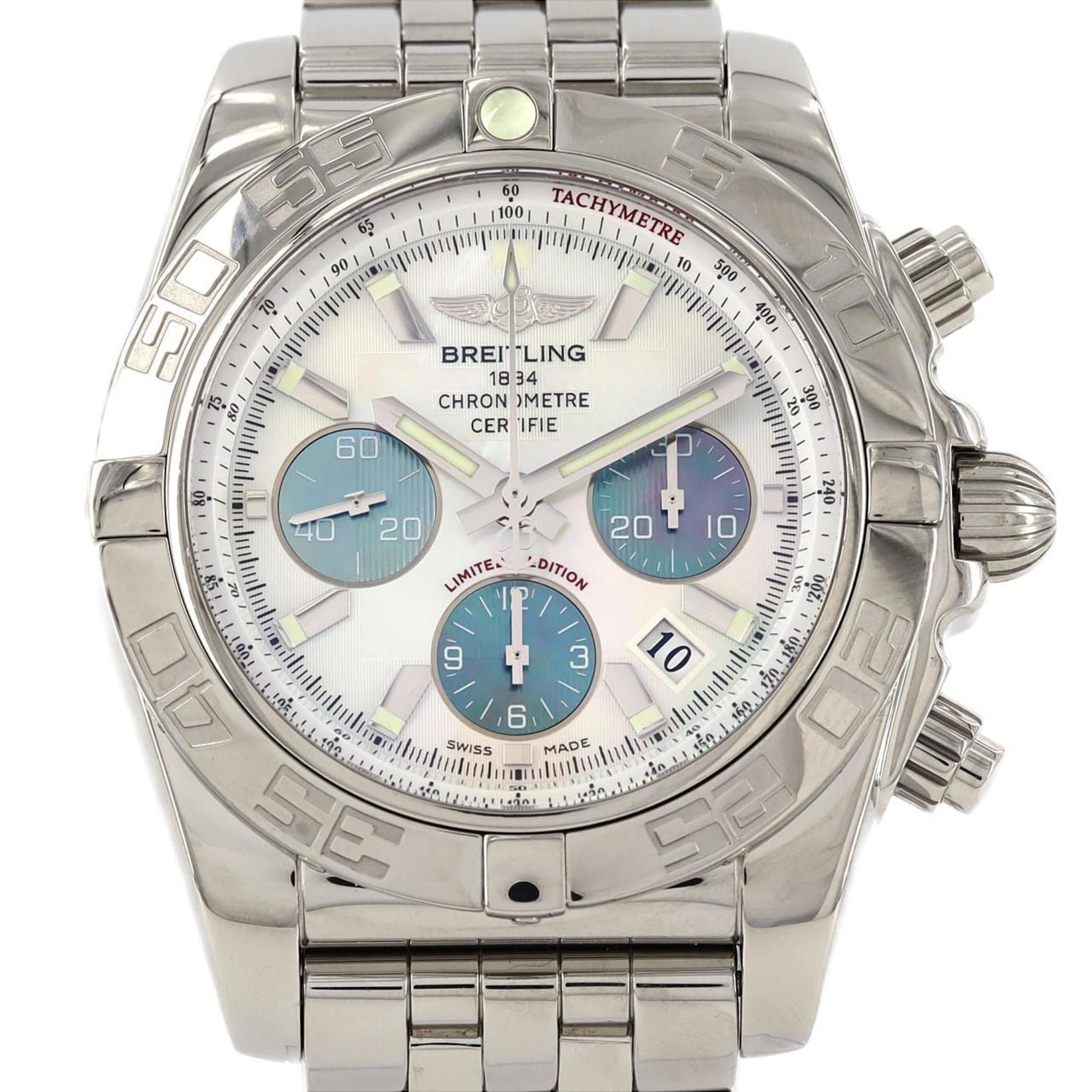 Breitling Chronomat 44 JAPAN LIMITED AB0110 A011AJLPA SS Wristwatch Automatic