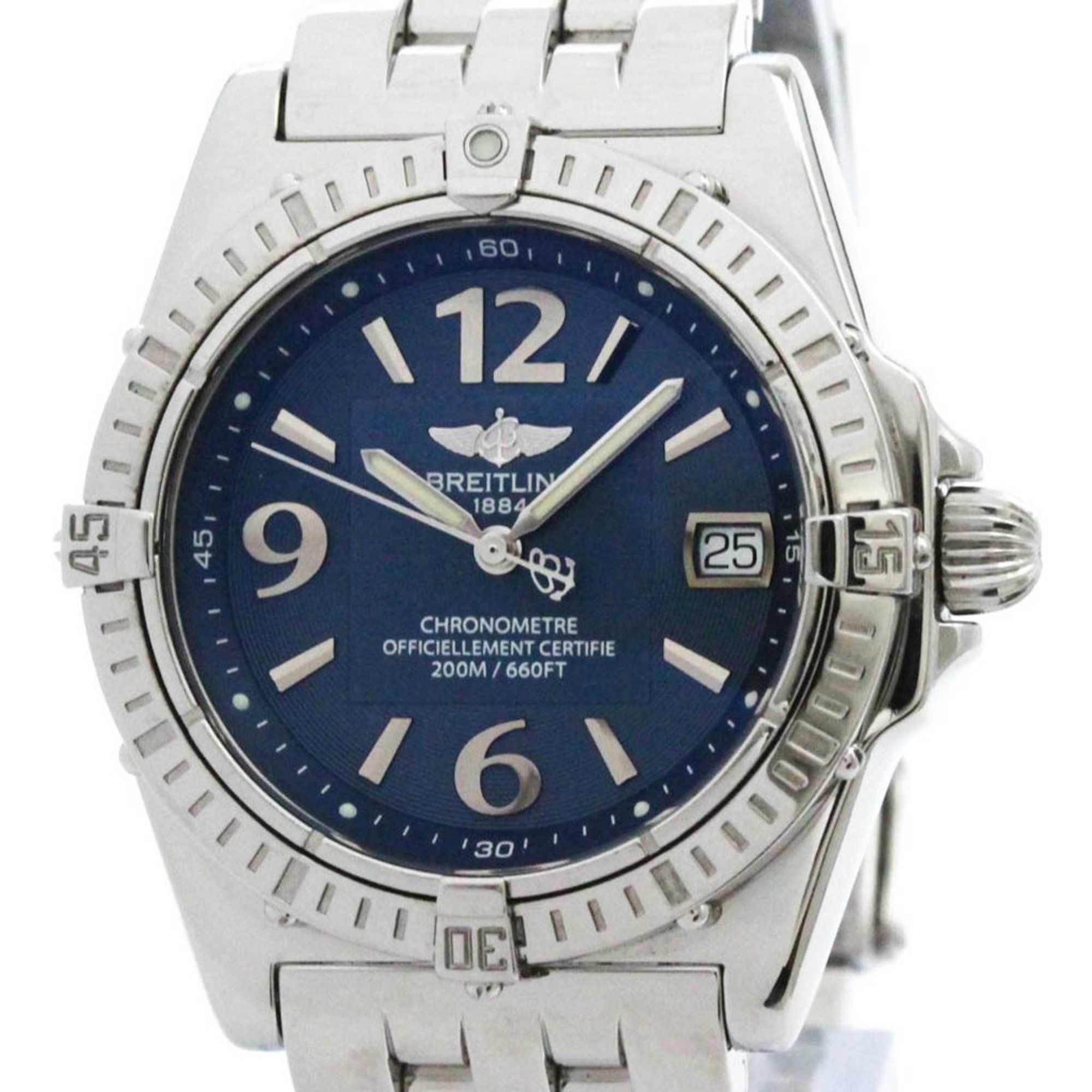 Polished BREITLING Callisto Stainless Steel Quartz Ladies Watch A77346