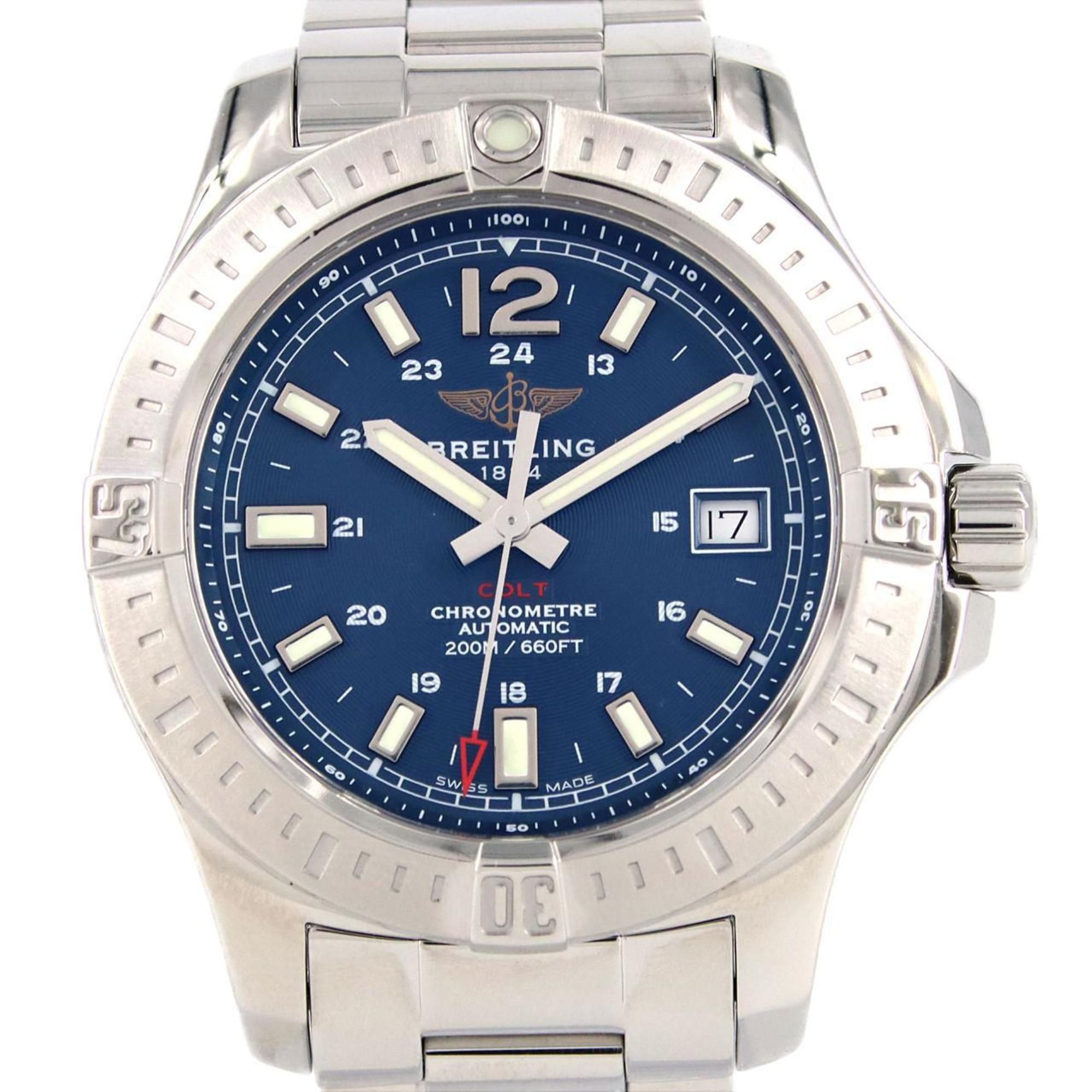 Breitling Colt Automatic 41 A17313 A169C34PCS SS Wristwatch