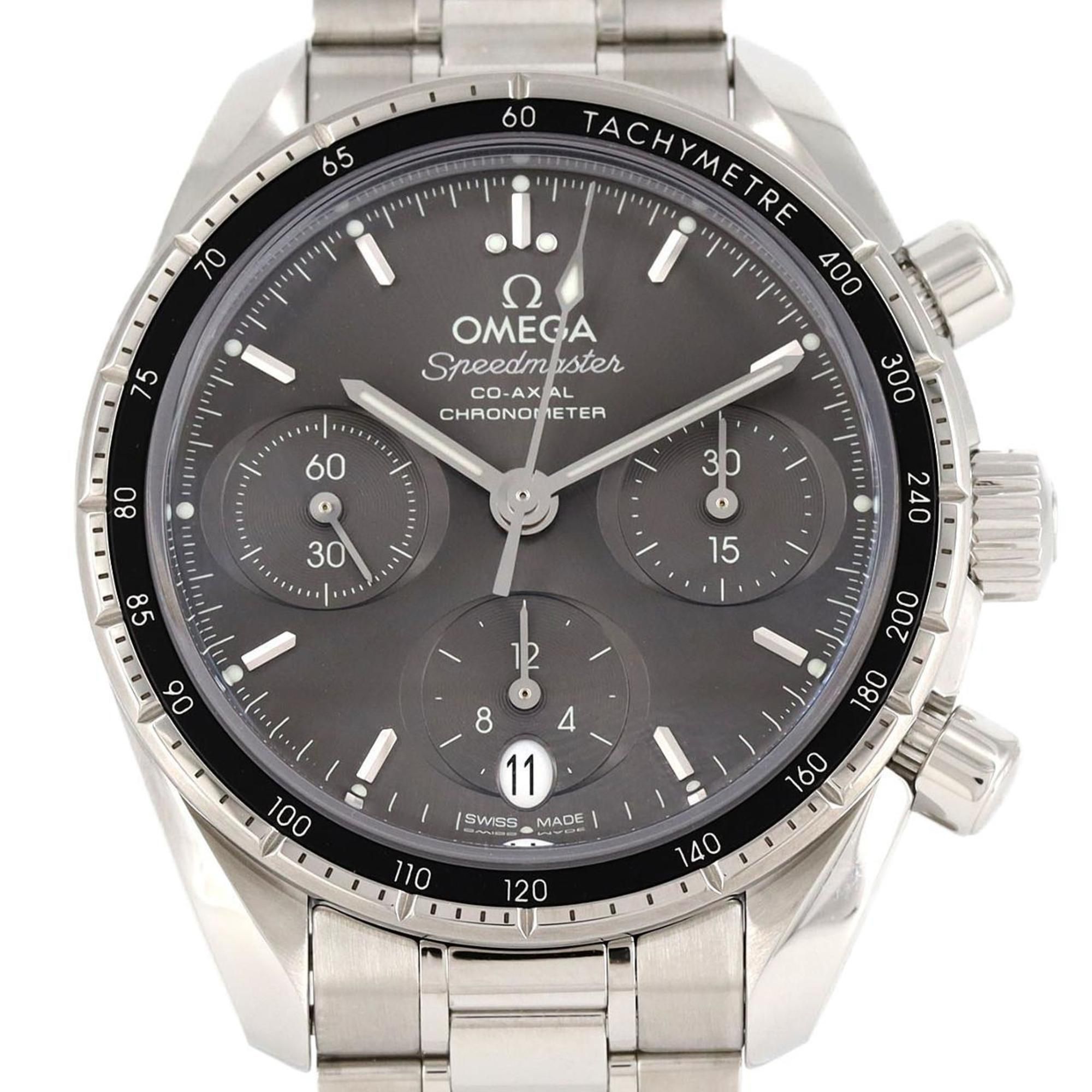 Omega Speedmaster 38 324.30.38.50.06.001 SS Wristwatch Automatic