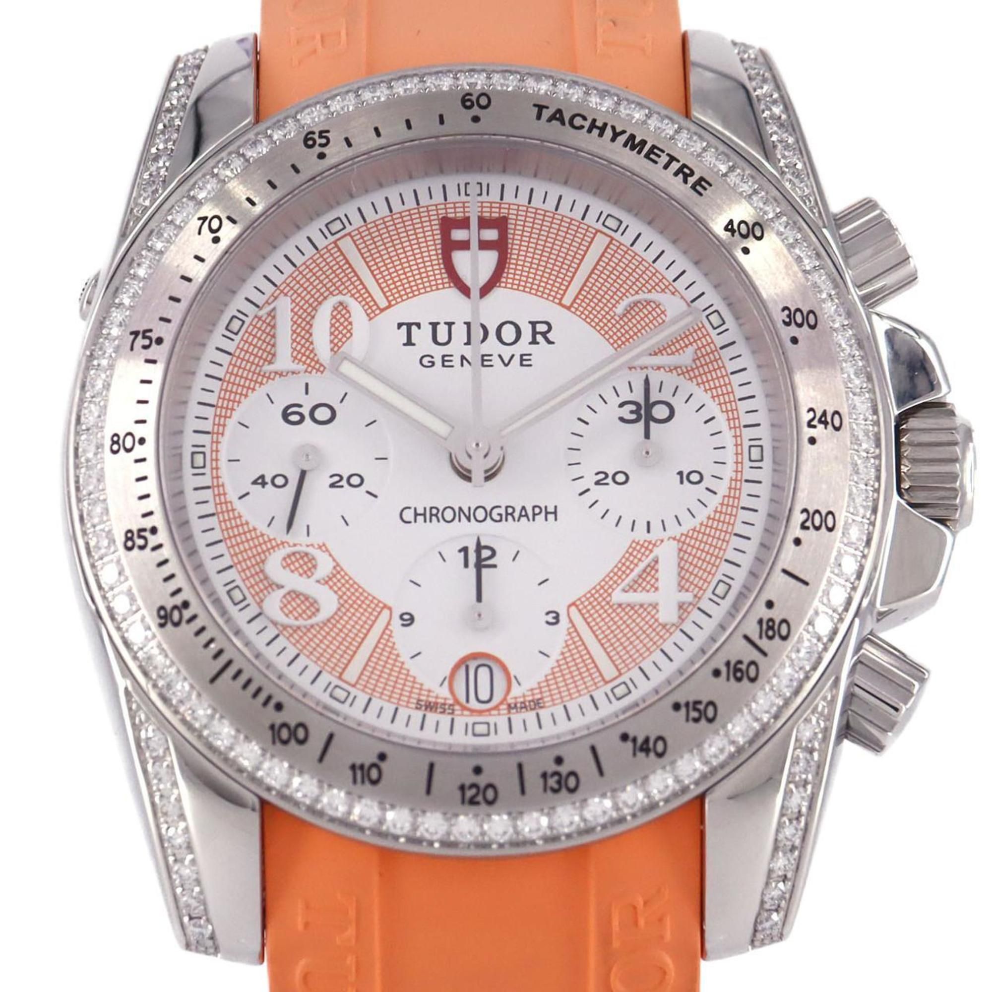 Tudor Classic Ladies Chronograph 20310 SS Watch Automatic
