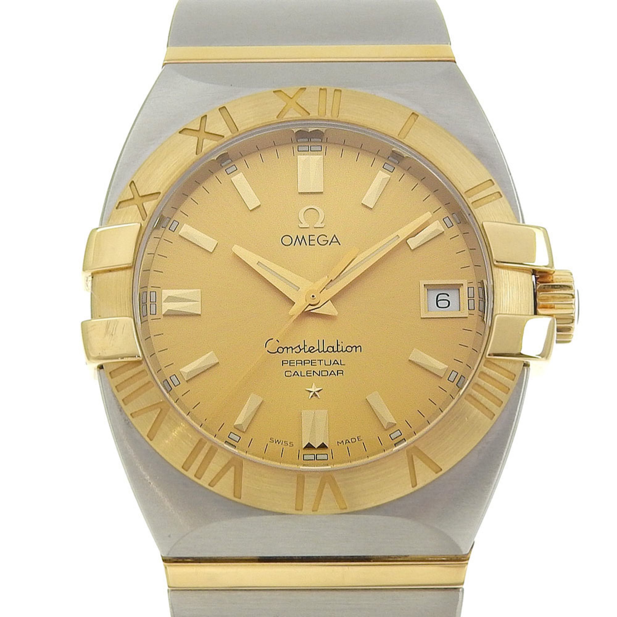 Like new OMEGA Constellation Double Eagle Perpetual Calendar Combi Date 1211 10 00 Battery
